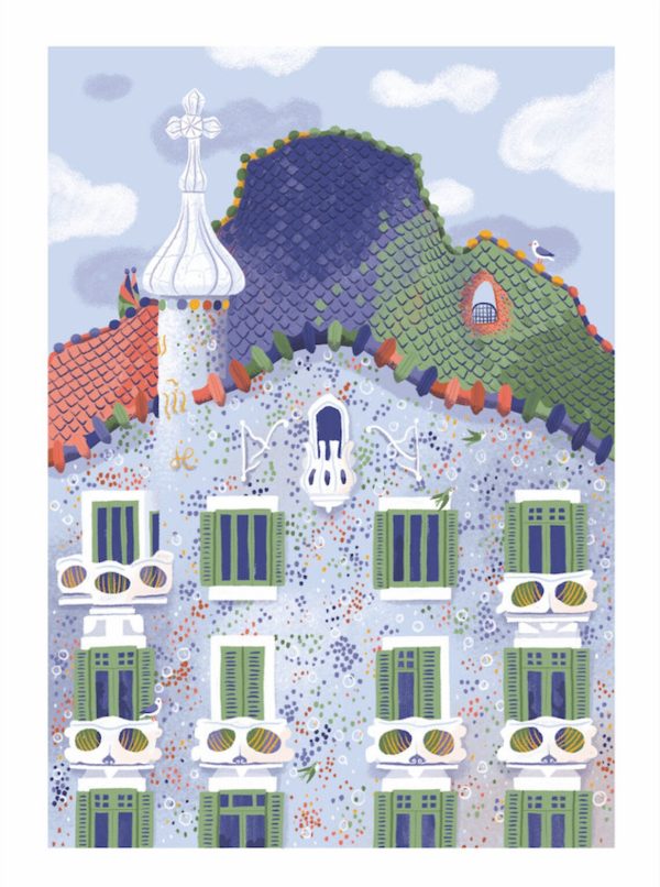 Lámina decorativa Laufer - Print Casa Batlló