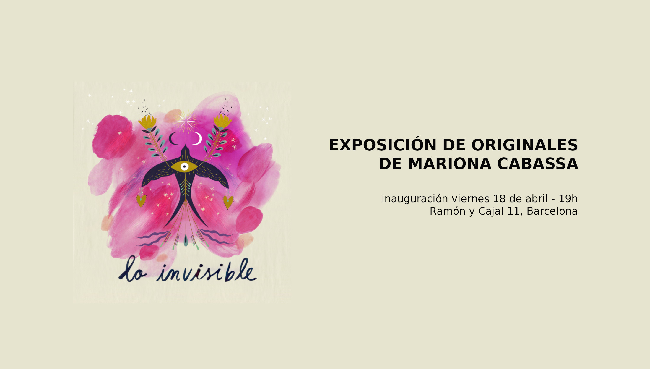 Exposición Lo Invisible - Mariona Cabassa