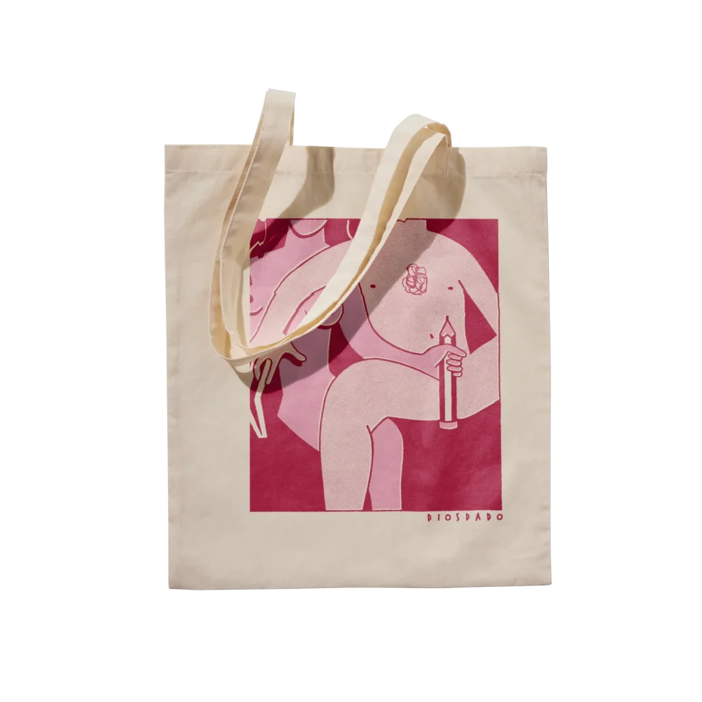 Tote Bag Voraz - Paja Mental del ilustrador Diosdado