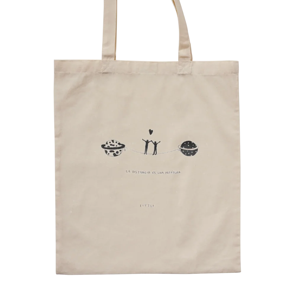 Tote bag voraz - Ilustración Distancia de Little Exhibition