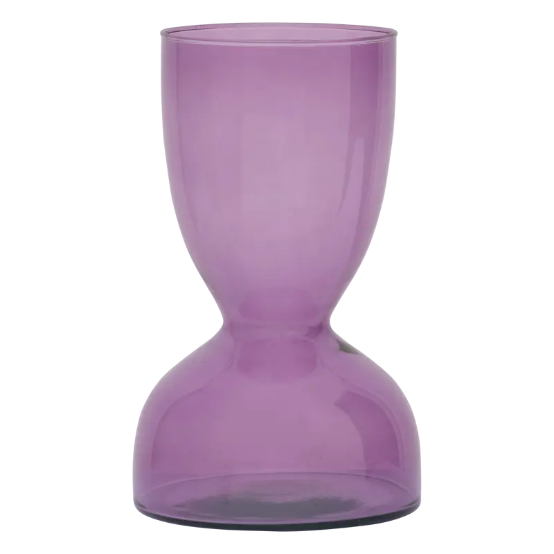 Jarrón Ebbe Liatris de cristal reciclado.