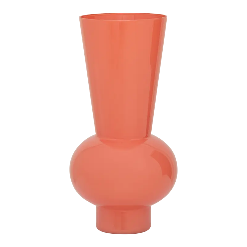 Jarrón Keiko Peach Pink de cristal reciclado