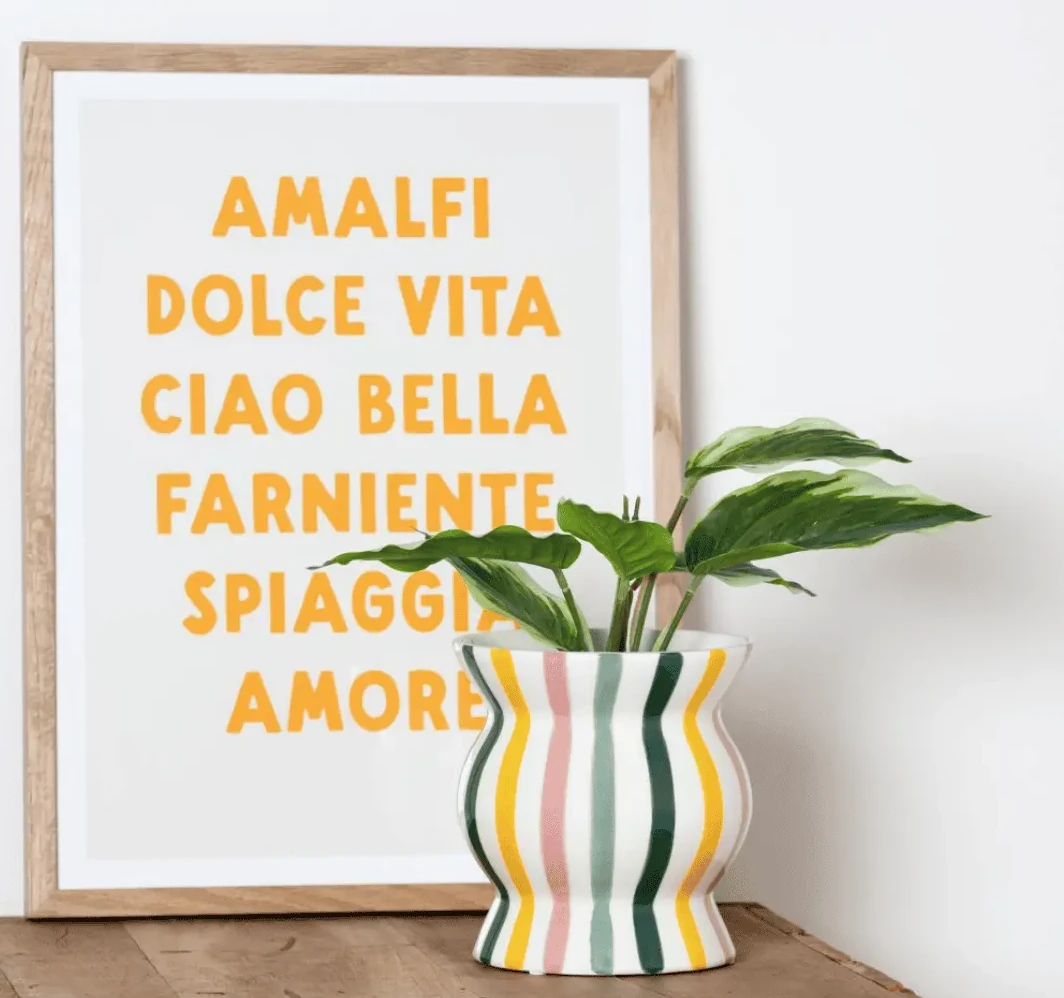 Macetero Rayas Colores